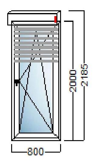 akcija pvc balkonska vrata 1kr 80x200 alu roleta salamander popust 35 slika 112416617