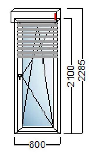 akcija pvc balkonska vrata 1kr 80x210 alu roleta salamander popust 35 slika 112416843