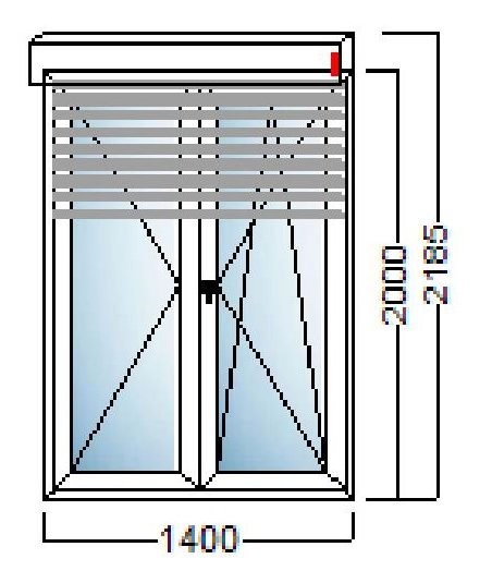 akcija pvc balkonska vrata 2kr 140x200 alu roleta salamander popust35 slika 112547295