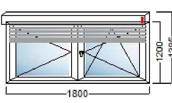 akcija pvc prozor 2kr 180x120 alu roleta salamander njemacka kvaliteta slika 112416305