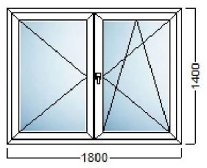 akcija pvc prozor dvokrilni 180x140 salamander njemacka kvaliteta slika 109730449 300x243