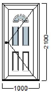 akcija ulazna vrata 100x210 salamander njemacka kvaliteta slika 109737617